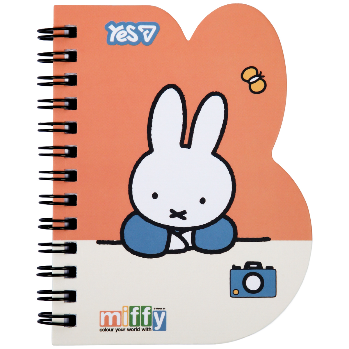 Блокнот В7/60 # "YES" /152219/ спіраль Miffy Camera (1/30/60)