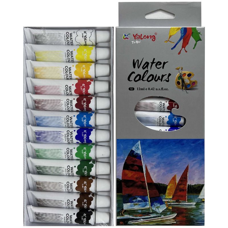 Watercolor /21012-12/ 12 colors*12ml, in a tube (1/12/60)