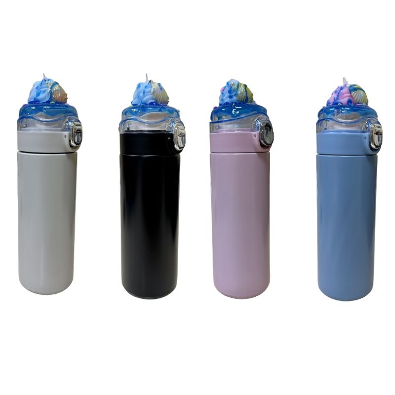 Thermos water bottle "JO" /ZY882/ "Sea" 400ml, double wall (1/60)