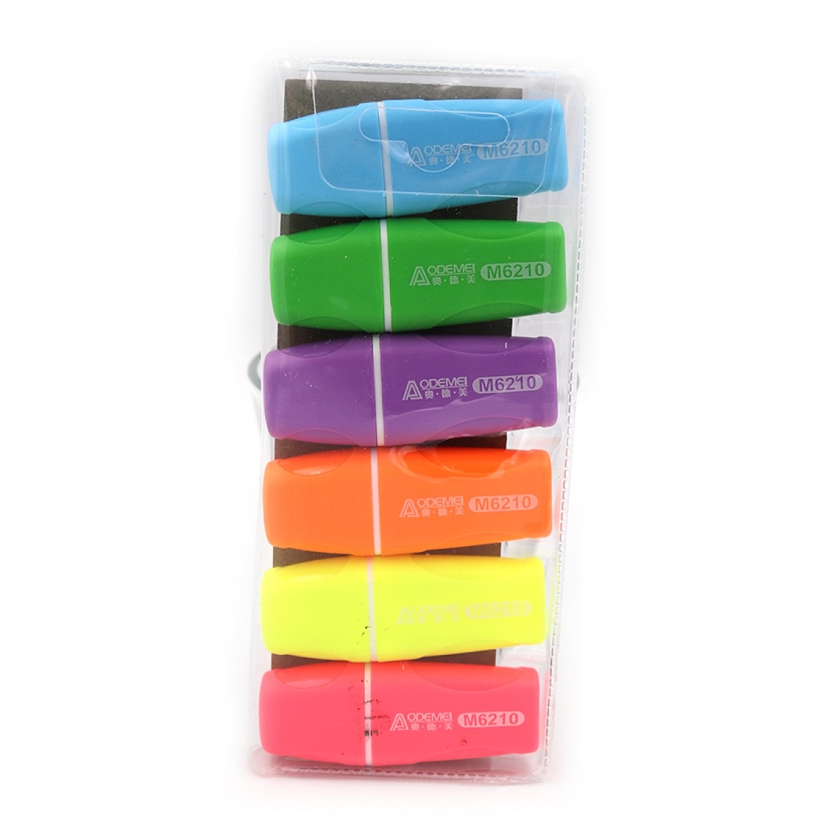 A set of text markers "AODEMEI" /M6210/ 6 pcs. (1/24/192)