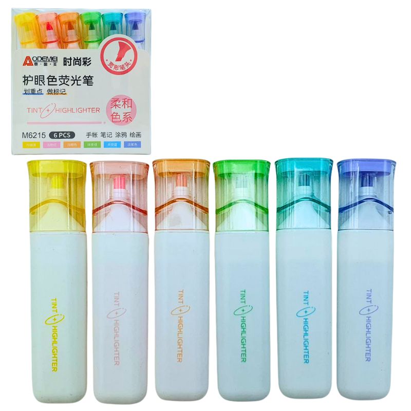 Set of text markers "AODEMEI" /M6215/ "TINT", 6 pcs (1/12/192)