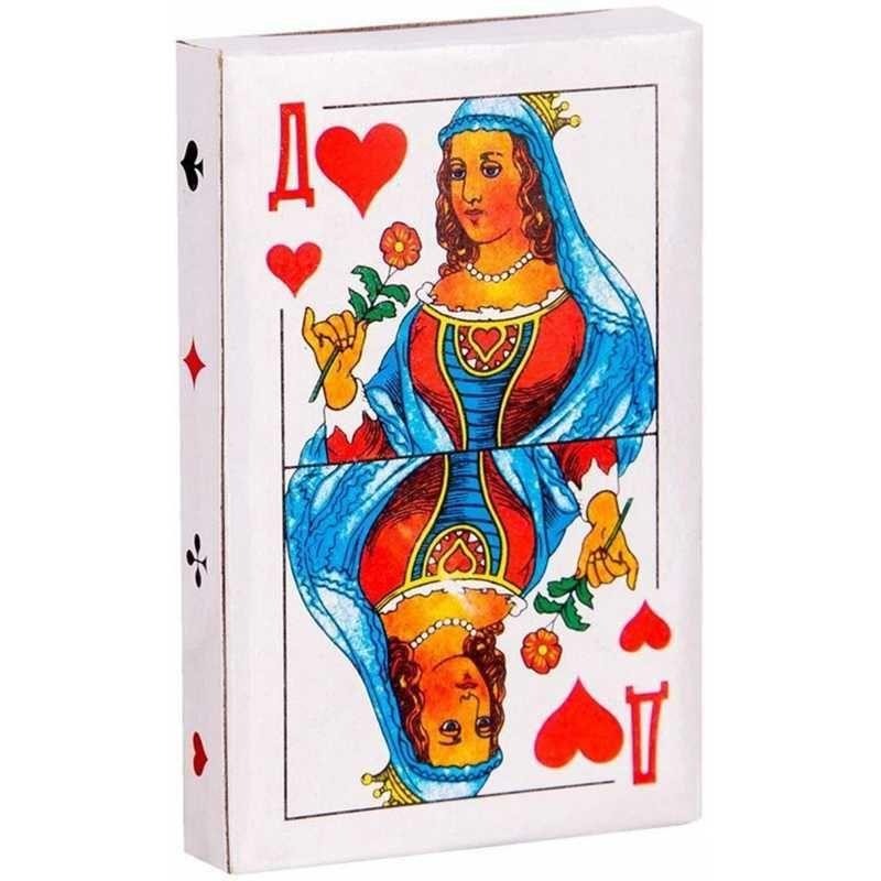 Playing cards "JO" /9811/111/13037/ 36 pcs/roll "Queen" (1 variety) (10/120)