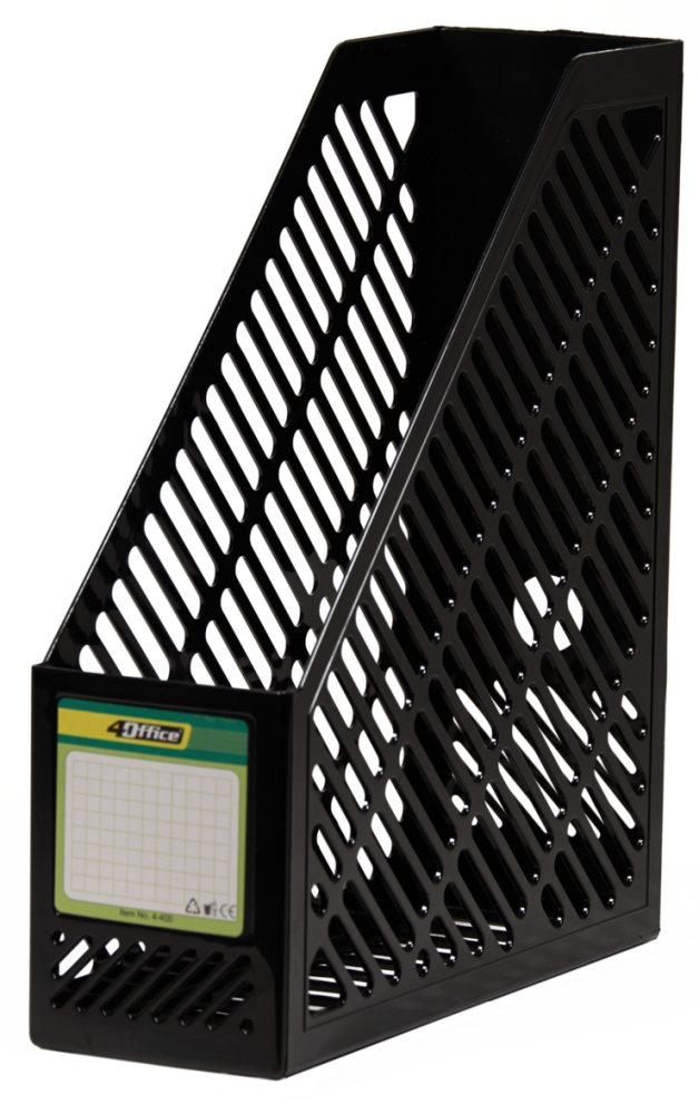 Paper tray vertical "4OFFICE" impact-resistant, black 4-400 (2/36)