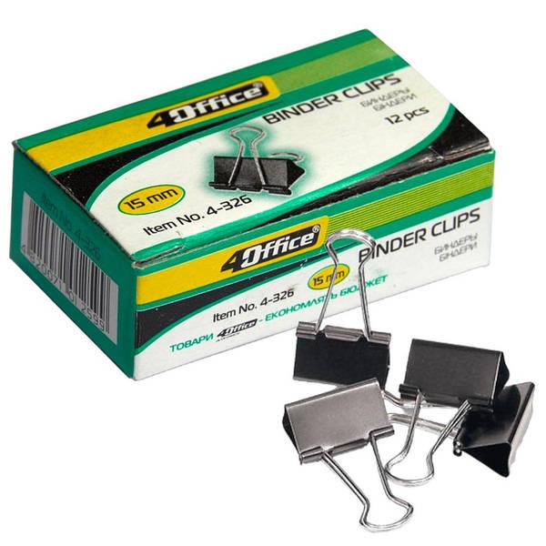 Binder "4OFFICE" /4-326/ 15 mm (12/144)