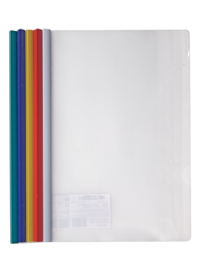 A4 "4OFFICE" file folder with a side bar-clamp /4-251/ 15mm (95 sheets), 140μn (10/120)