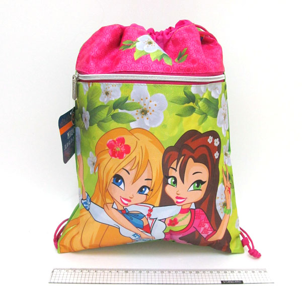 Shoe bag with a snake /18171/ "Happy girls" 39*30cm (1/72)