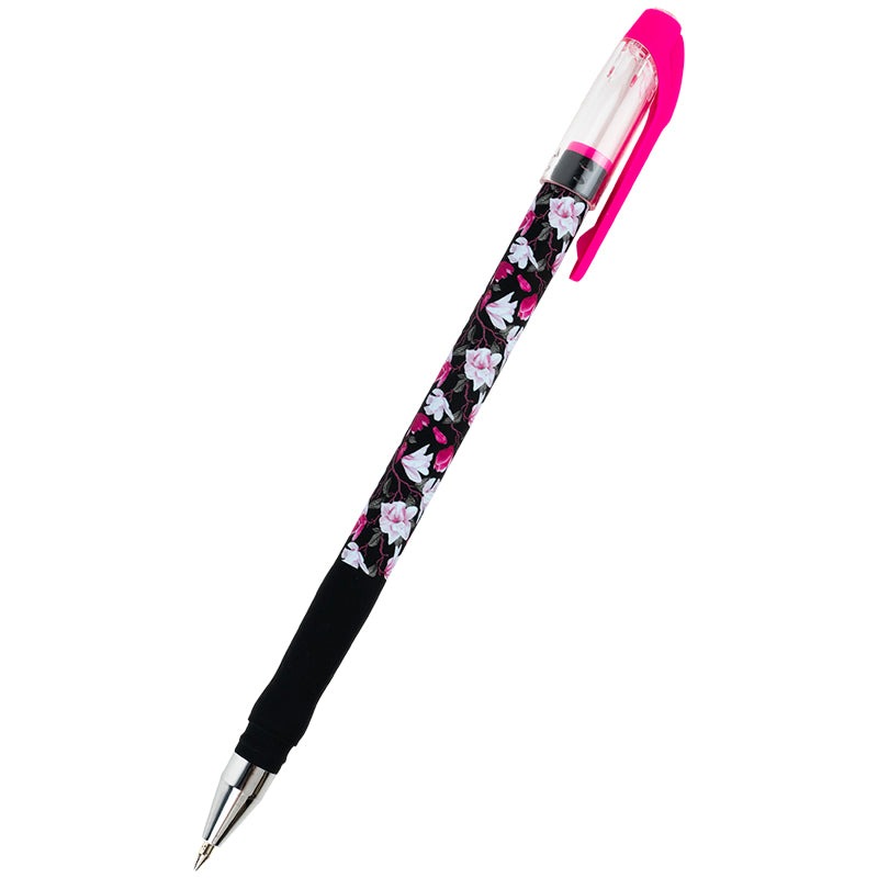 Ballpoint pen "Axent" /AB1049-44-A/ Floral Black, blue (24/288)