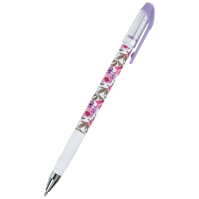 Ballpoint pen "Axent" /AB1049-43-A/ Floral White, blue (24/288)