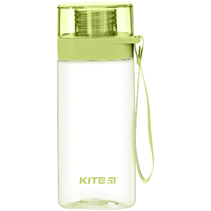 Water bottle "Kite" /K24-1209-2/ green, square 550 ml (1/48)