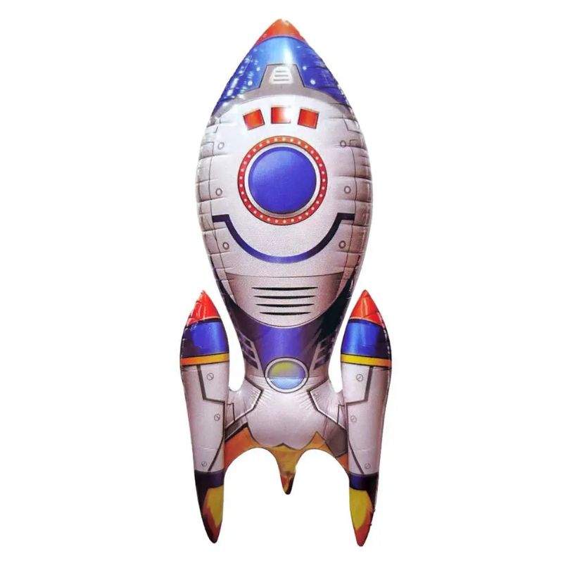 Foil ball "WB" /YY-F1024/ "Rocket" 61*30cm 3D, shaped