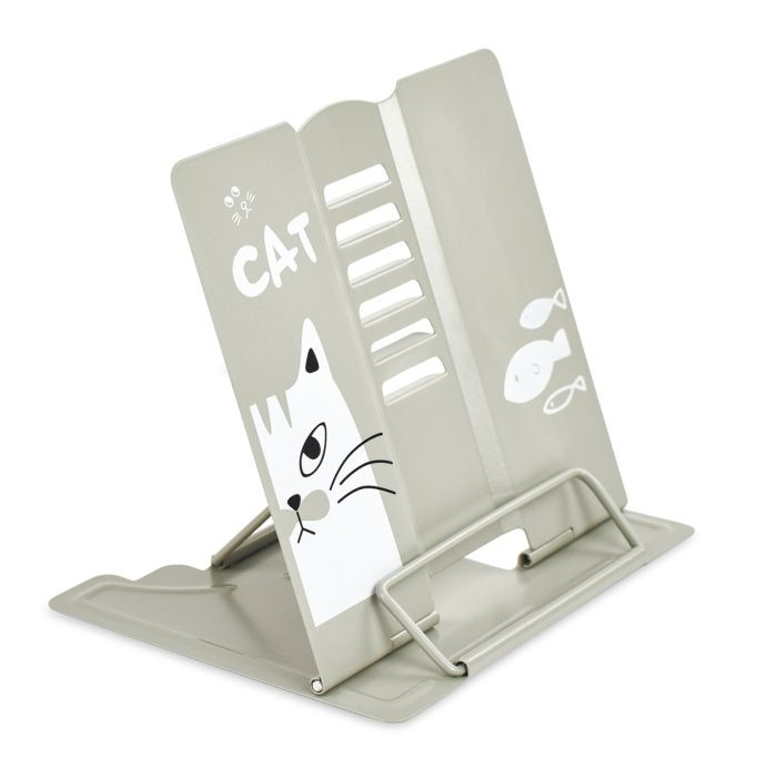 Metal book stand "JO" /DSCN3071-S/ "Cat" 15.2*12.7*15.2cm, mix (1/48/96)