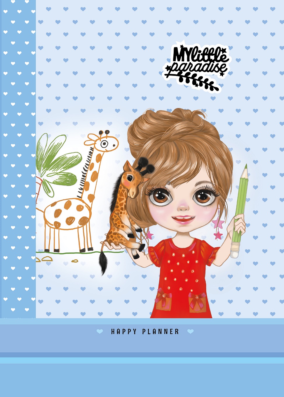 Блокнот "HAPPY PLANNER" 135х197/96арк "ASH" мат.лам.,виб.лак,гліттер, ТВ. Обкл. диз.21476 (1/1