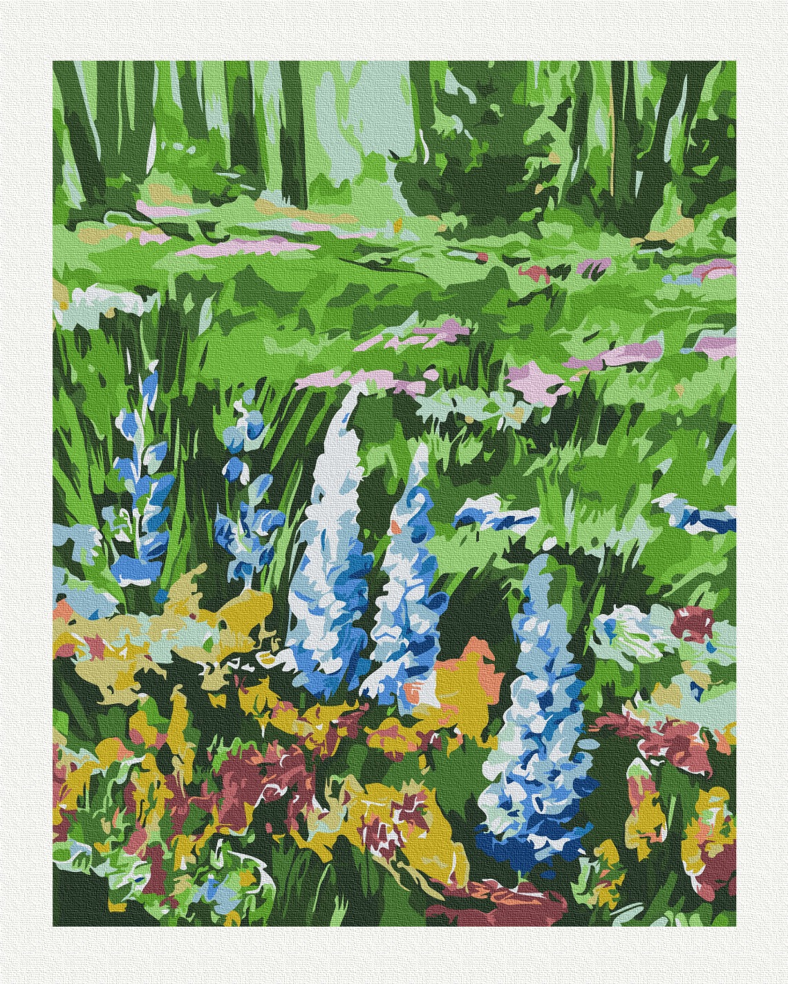 Картина за номерами "Brushme" /BS53958/ "Лісова поезія" 40*50см