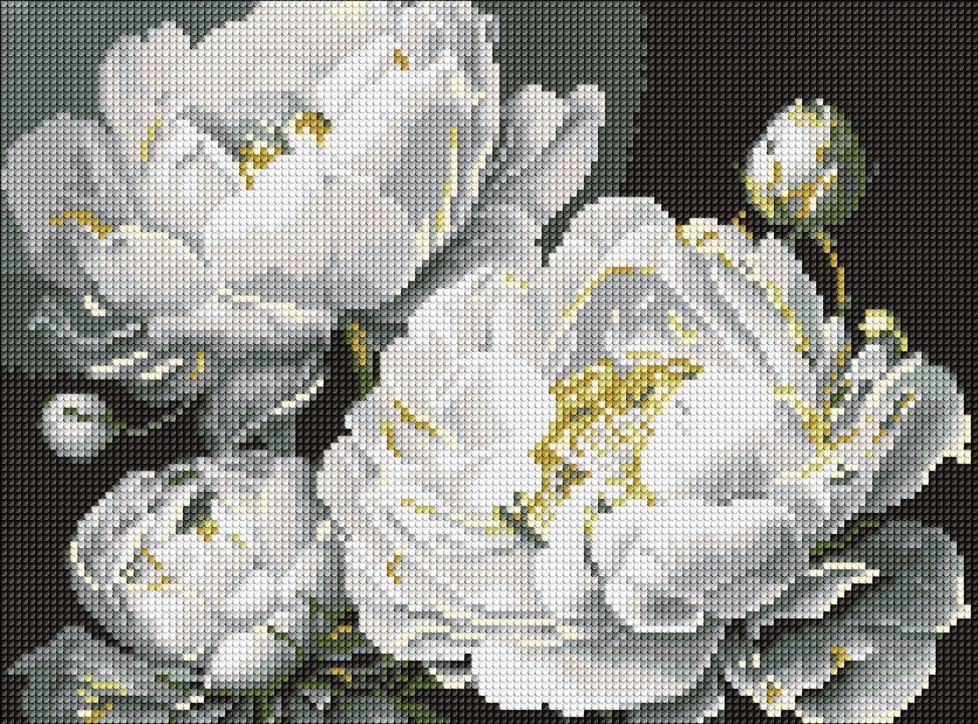 Diamond mosaic "Ideyka" /AMO8169/ "Flawless beauty" 30*40cm