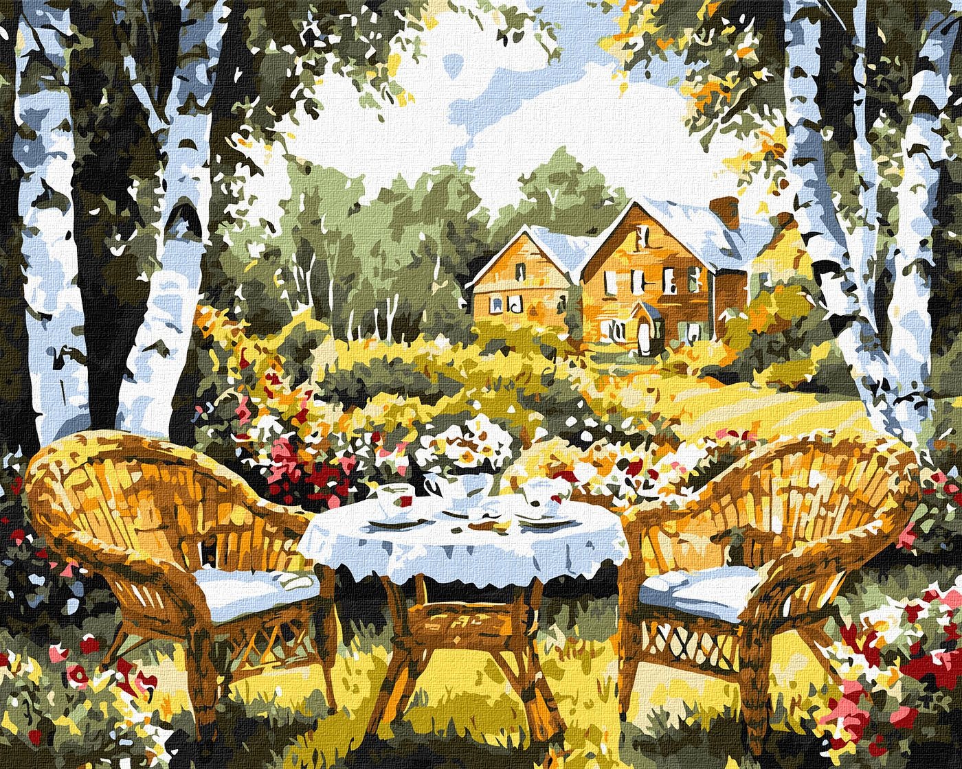 Picture by number "Ideyka" /KHO6378/ "Dream cottage" 40*50 cm