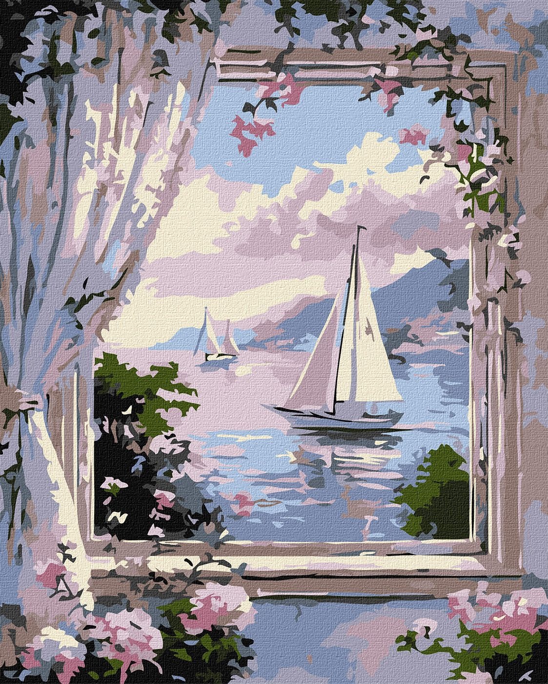 Painting by numbers "Ideyka" /KHO6379/ "Magic harbor" 40*50 cm