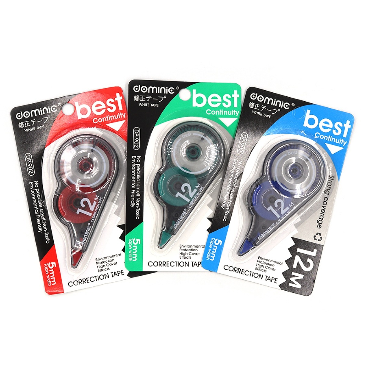 Correction tape "Dominic" /12316/DP-902/ 12m mix (1/24/576)