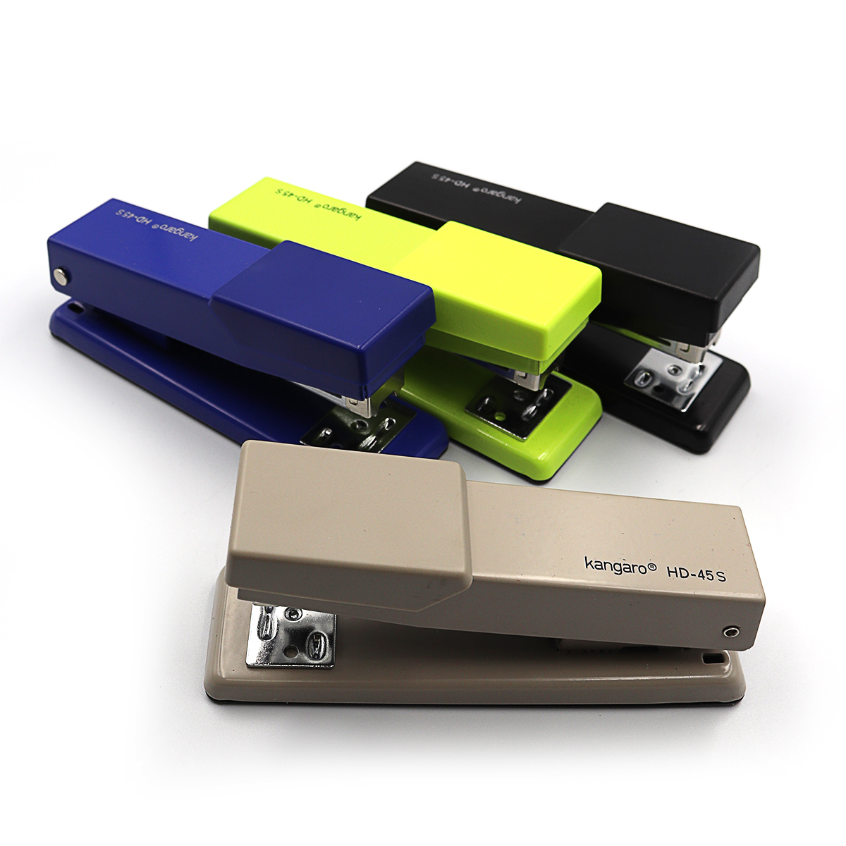 Stapler "Kangaro" /HD-45S/ No. 24/6 30 sheets, depth 64mm, length 121mm, metal mix (1/10/60)