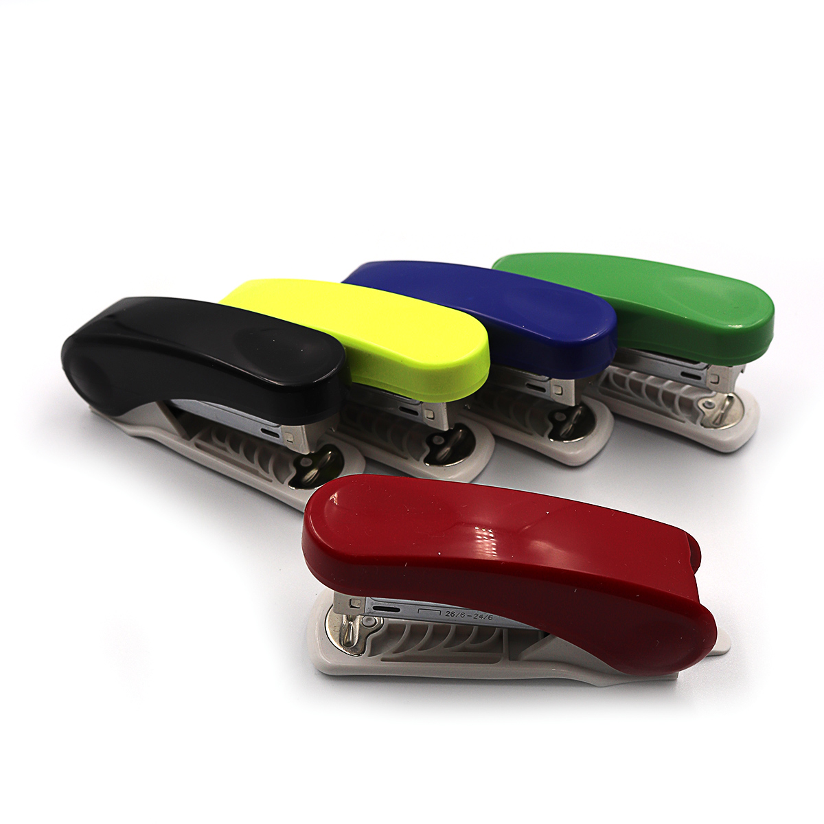 Stapler "Kangaro" /HDZ-35/ No. 24/6 20 sheets, depth 39mm, length 100mm, anti-stapler, plastic mix (1/10/120)