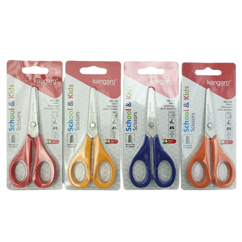 Office scissors "Kangaro" /KS-120/ 120mm mix (1/12/360)
