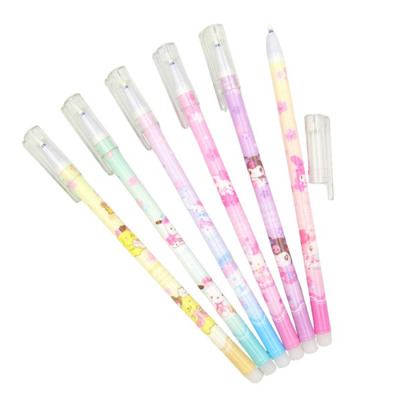 Write-erase pen "JO" /A16/ "Friends of Kuromi Kuromi", 0.5mm, blue, mix (12/144)