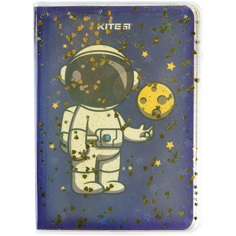 Notebook A6/80 "Kite" /K22-231-3/ # silicone soft cover, Spaceman (1/12/24)