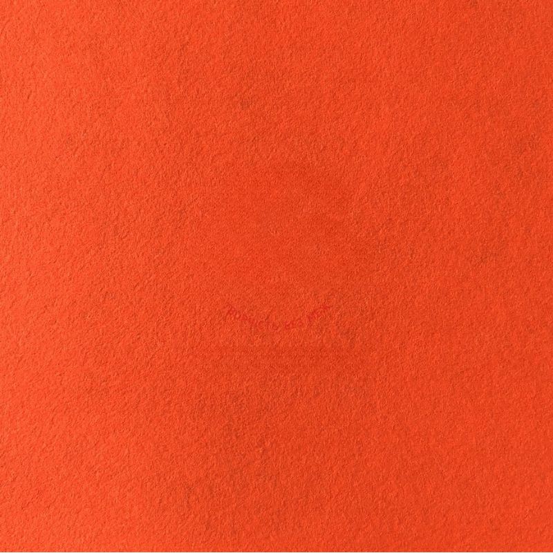 Felt "Diamond handles" /200607/ 1 mm, 20*30 cm, tangerine, in a bag (10 sheets/pack)