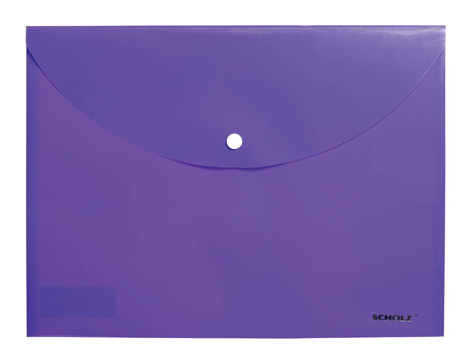 Envelope folder on A4 button "SCHOLZ" /5127/ CHARMING opaque. Violet (12/480)