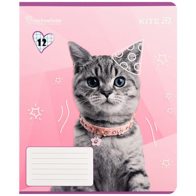 Student's notebook "Kite" 12 sheets # /R25-232/ soft touch + UV varnish, Rachael Hale (25/600)