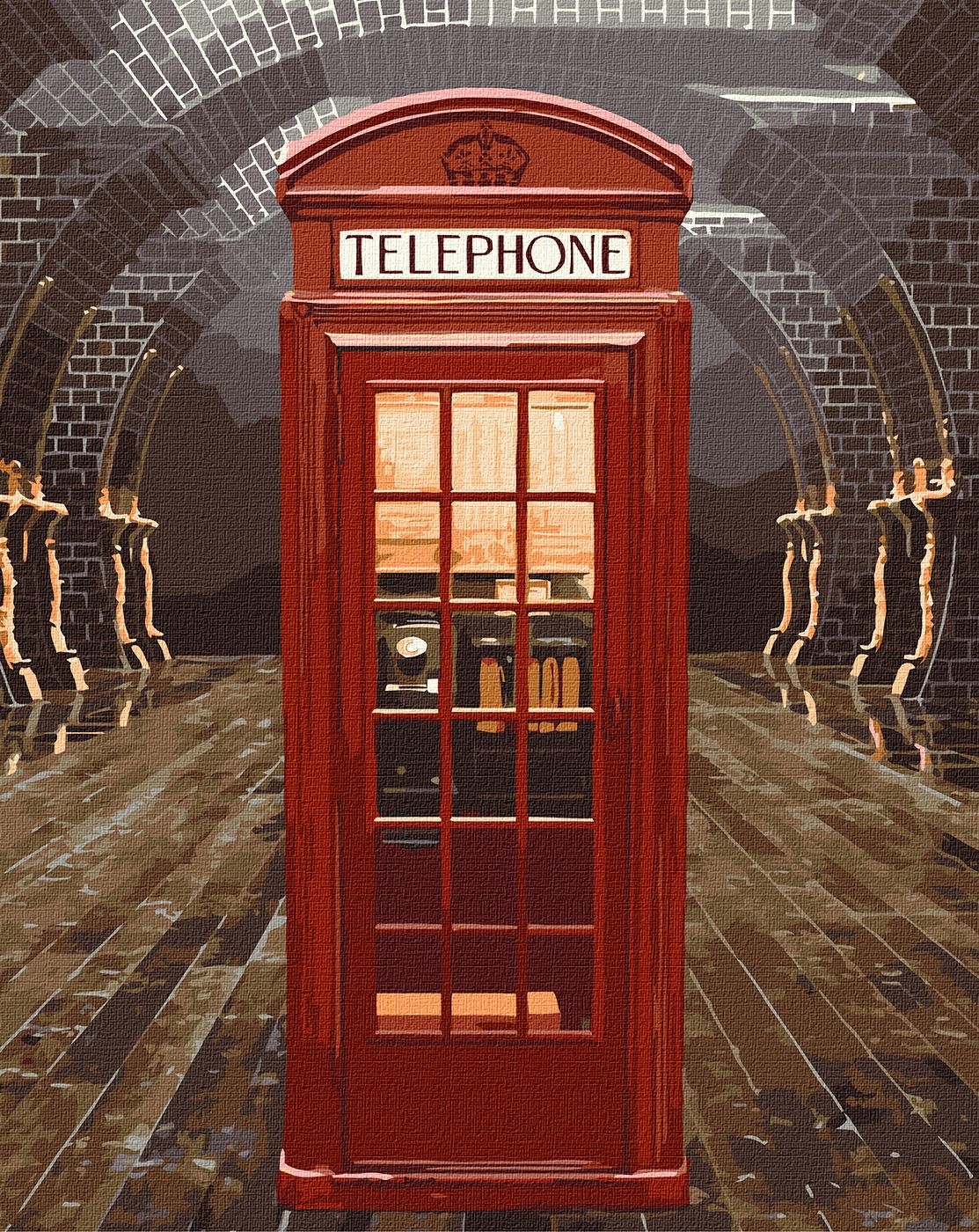 Painting by numbers "Ideyka" /KHO5234/ "Harry Potter: The Magical Entrance" 40*50cm
