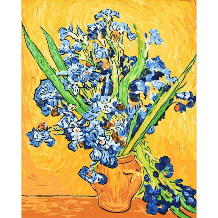 Painting by numbers "Ideyka" /KHO2013/ Bouquets "Irises in a vase. van Gogh" 40*50cm