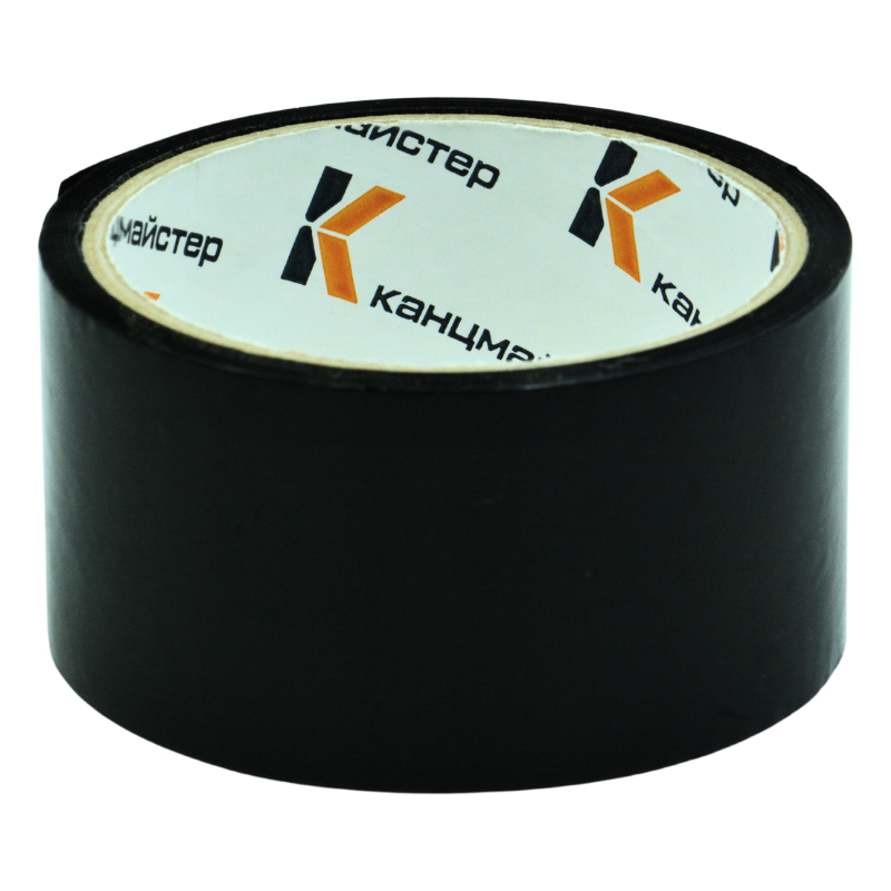 Скотч пакувальний "Канцмайстер" /KT94256/ 48мм*35м (40мкм) чорний (6/72)