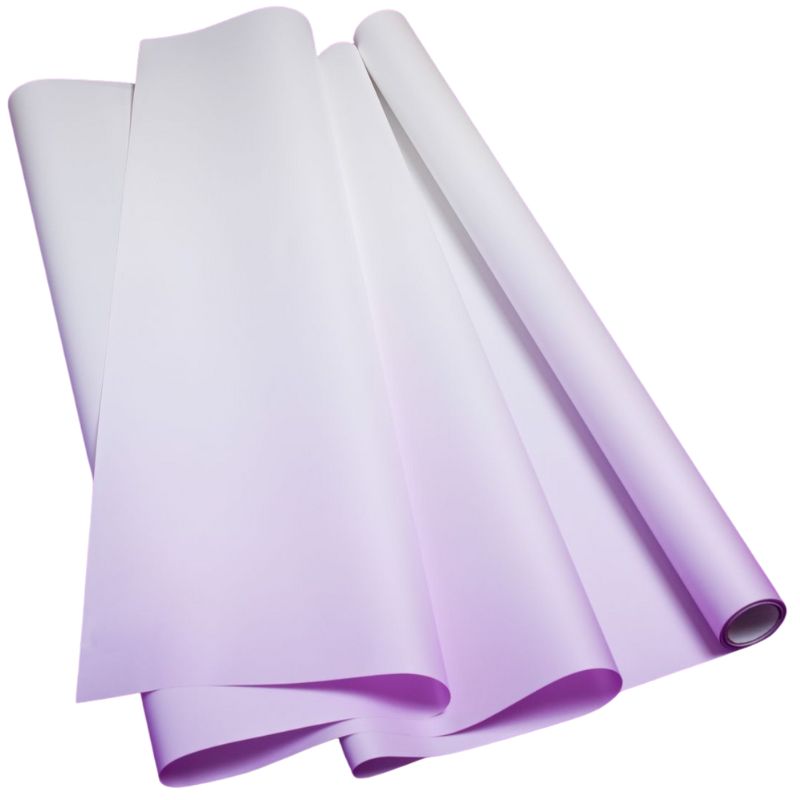 Плівка пакувальна "Unison" /PPG-1/ перламутрова Pastel Diamont silk Gradient 60см*7м, жовто-блакитна