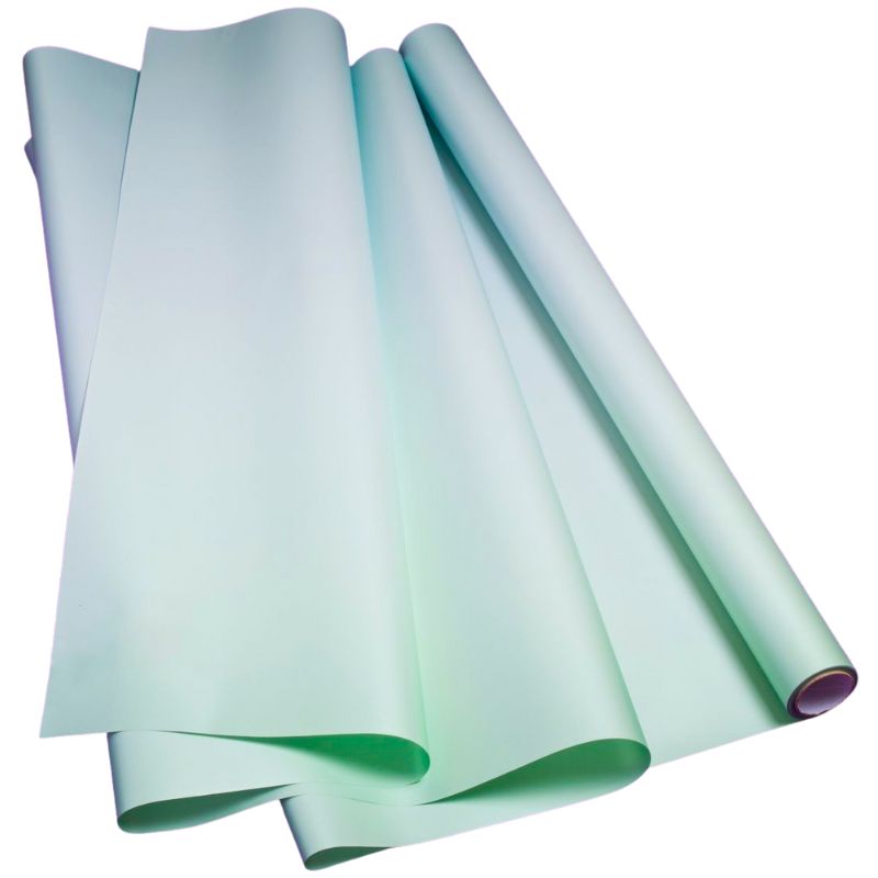 Плівка пакувальна "Unison" /PPG-15/ перламутрова Pastel Diamont silk Gradient 60см*7м, ментол та м'ята