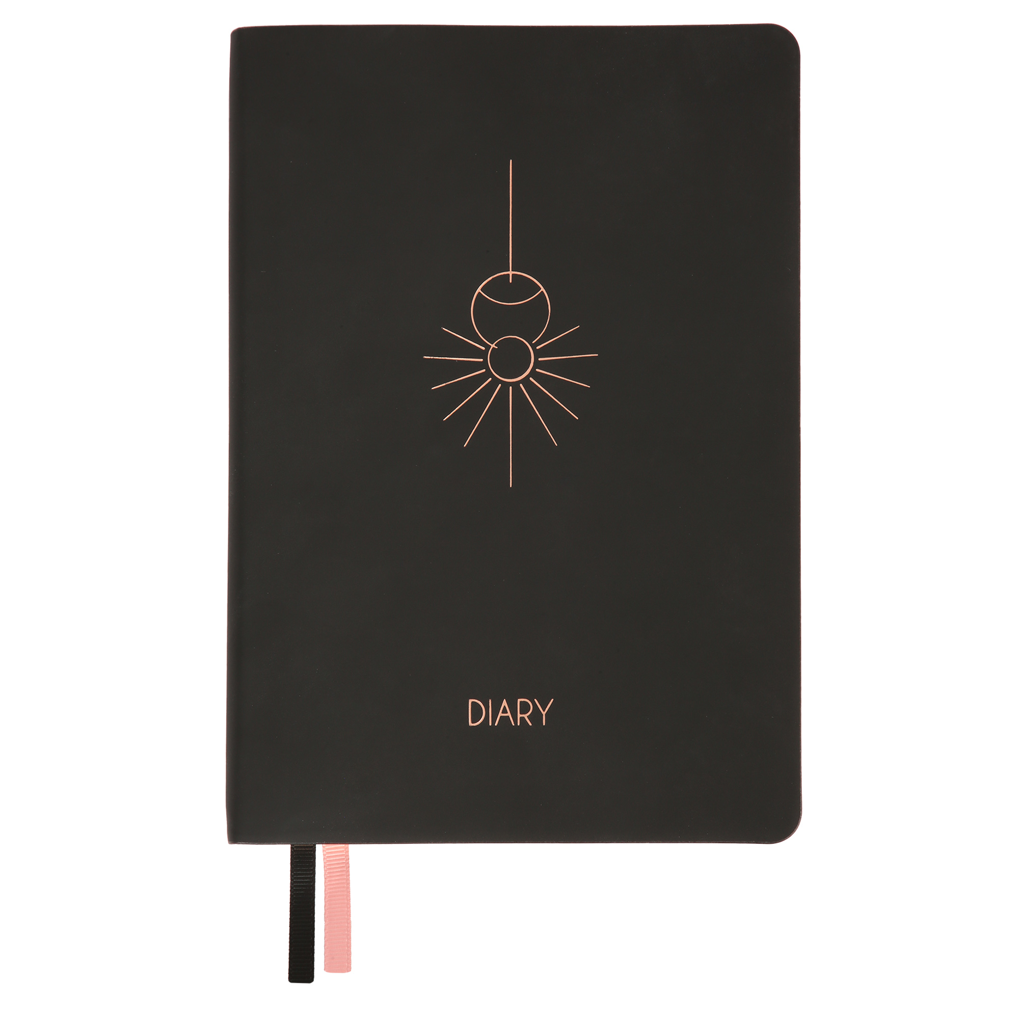 A5 diary "Leo Planner" /252703/ "Hypnotic", soft, black, 320 pages. (1/20)