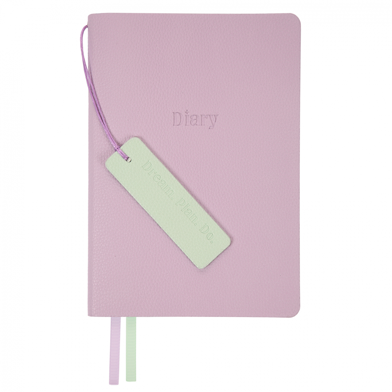A5 diary "Leo Planner" /252701/ "Prima", soft, lilac, 320 pages. (1/20)