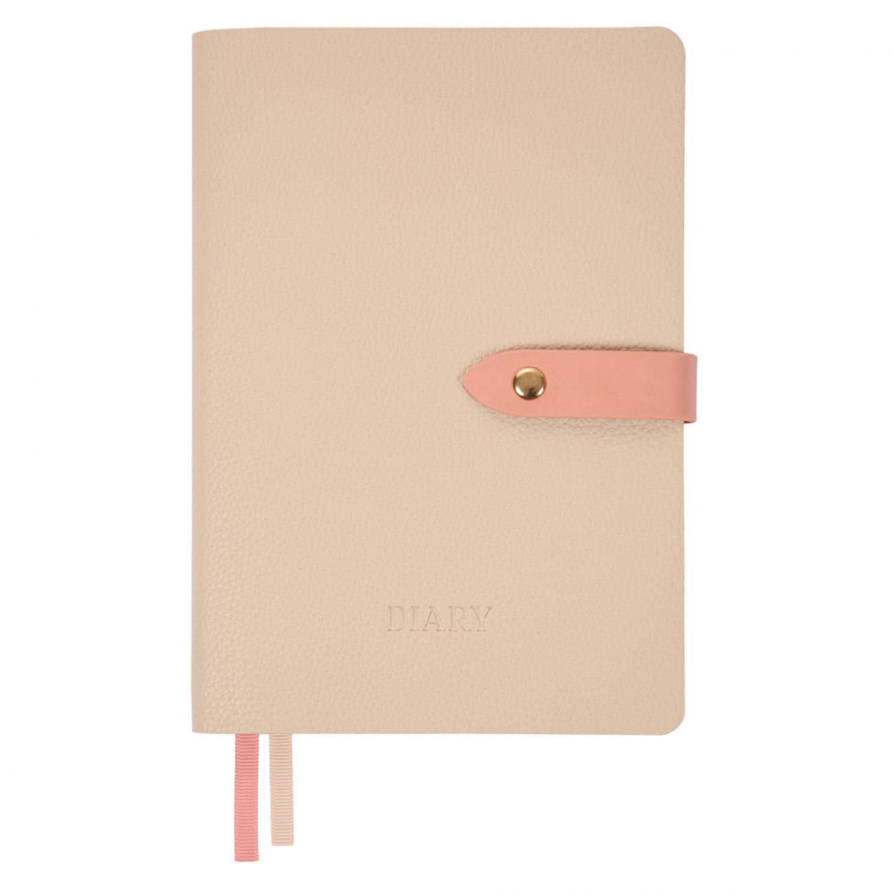 Diary A5 nedat "Leo Planner" /252702/ "Secret", soft, beige, 320 pages. (1/20)