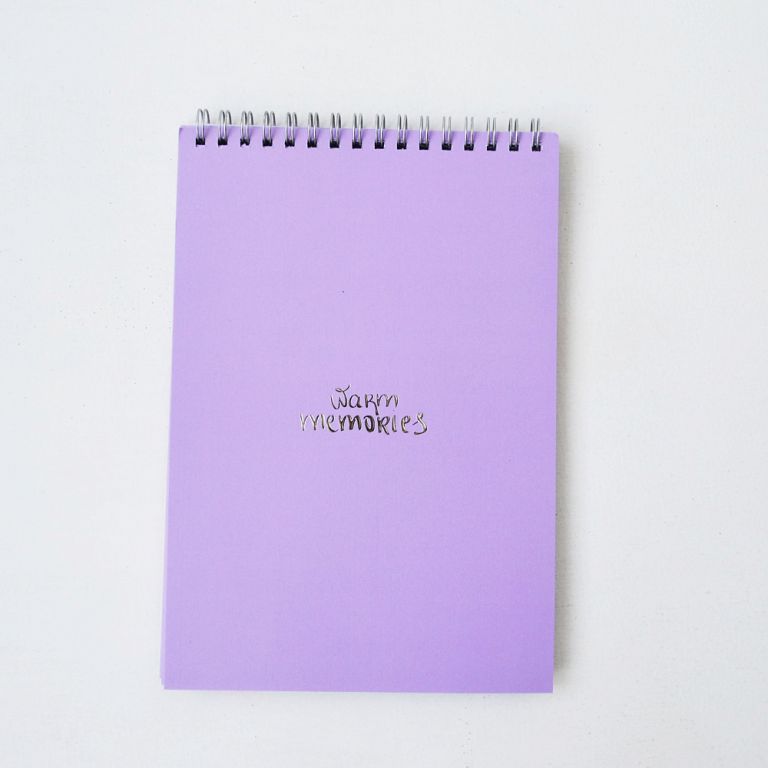 Блокнот A6/64 "4PROFI" /903498/ ## "Title office" violet, зверху спіраль, кол.вн.блок, мат/лам, тиснення 70г.