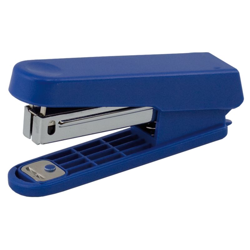 Stapler "BuroMAX" No. 10, 10 sheets. /BM.4101-02/ JOBMAX, 92x38x20mm, blue, plastic (1/12/300)