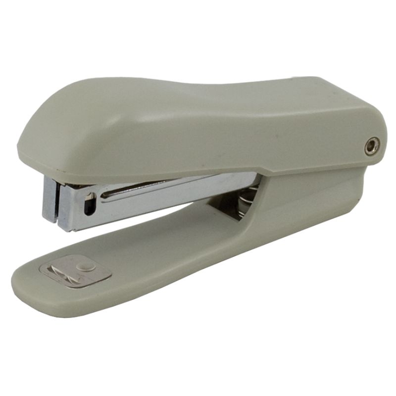 Stapler "BuroMAX" No. 10, 10 sheets. /BM.4102-09/ JOBMAX, 90x39x24mm, gray, plastic round (1/12/300)