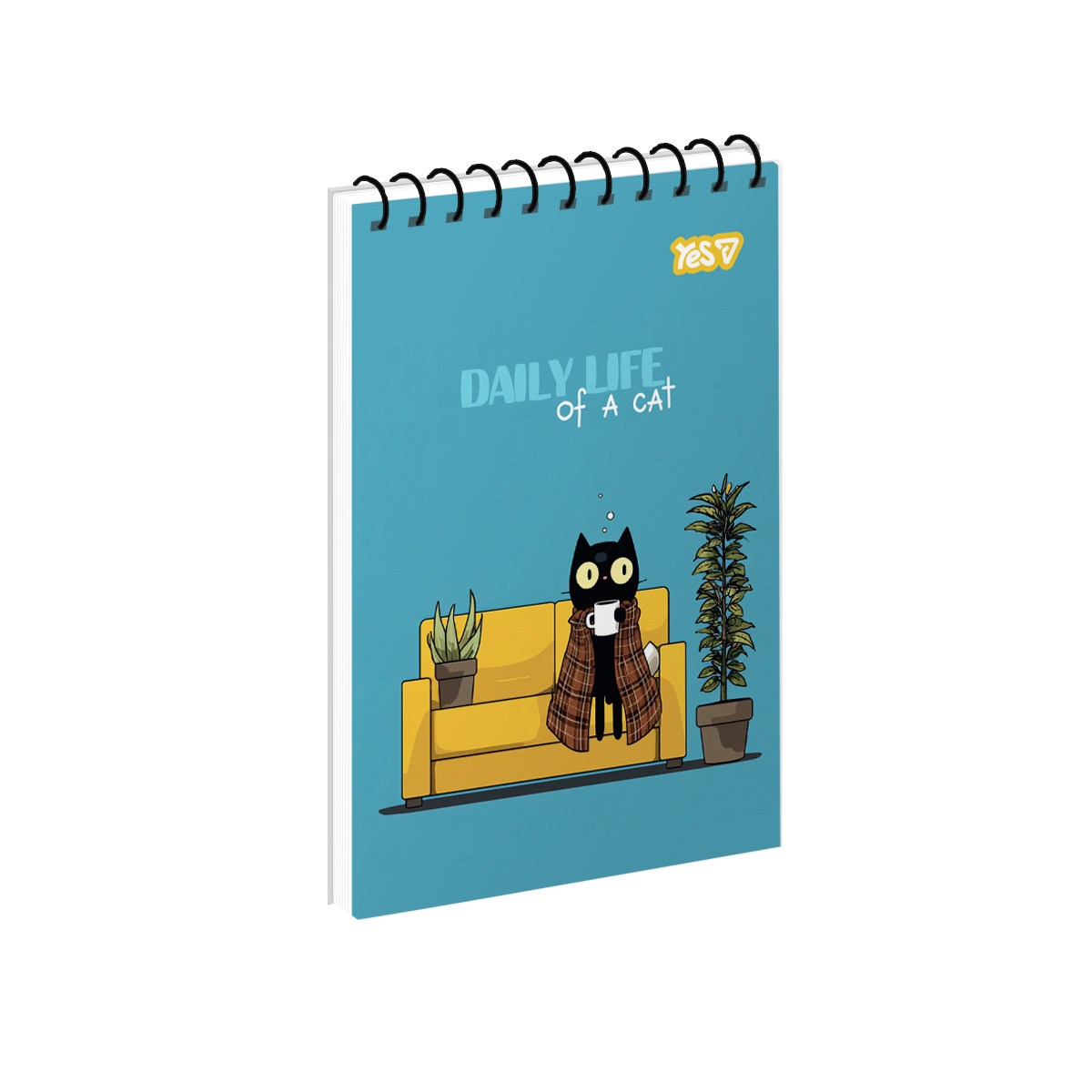 Notebook A6/80 spiral "YES" /152490/ "Simple Days" (1/210)