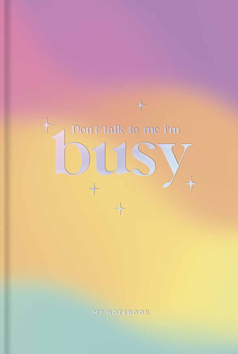 Notebook A5/80 sheets. "Genius" integrated cover /A5-IC-080-7059K/ # white block, 70g/m2, soft touch + embossing (1/12)