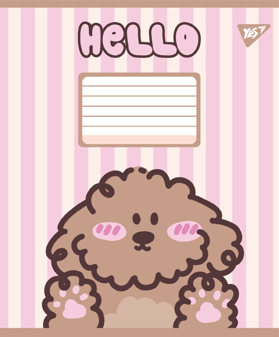Зошит уч. "YES" 24арк.== /767811/ "Hello Puppy" (20/320)