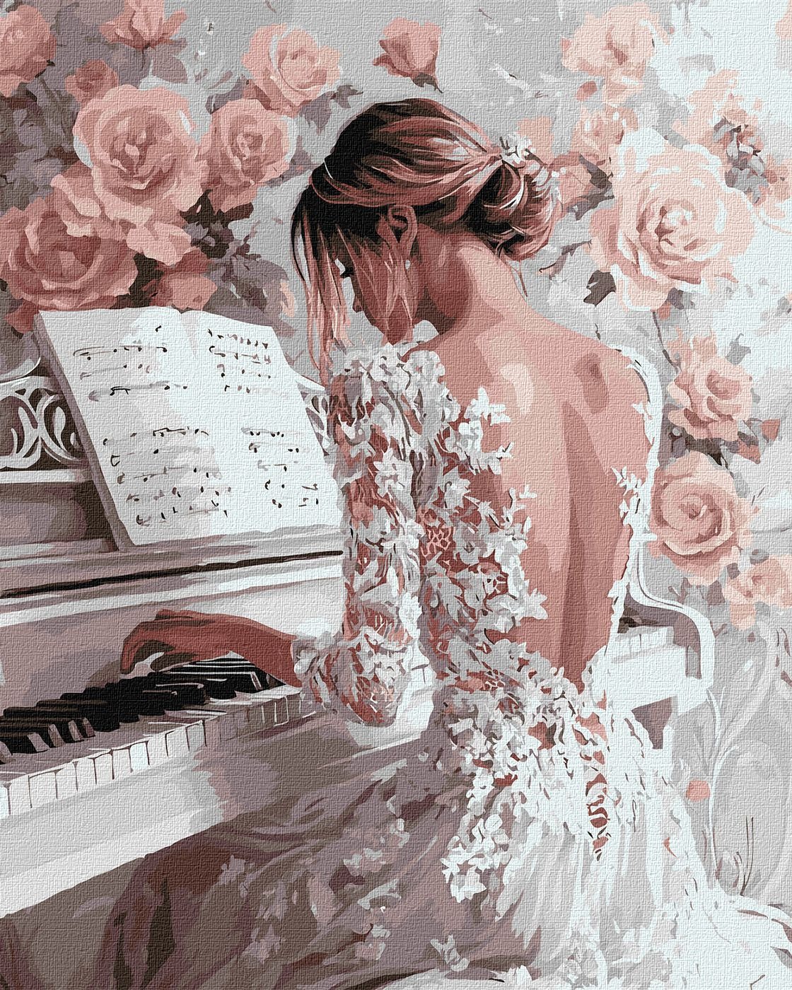 Painting by numbers "Ideyka" /KHO8549/ "Elegant sketch" 40*50 cm