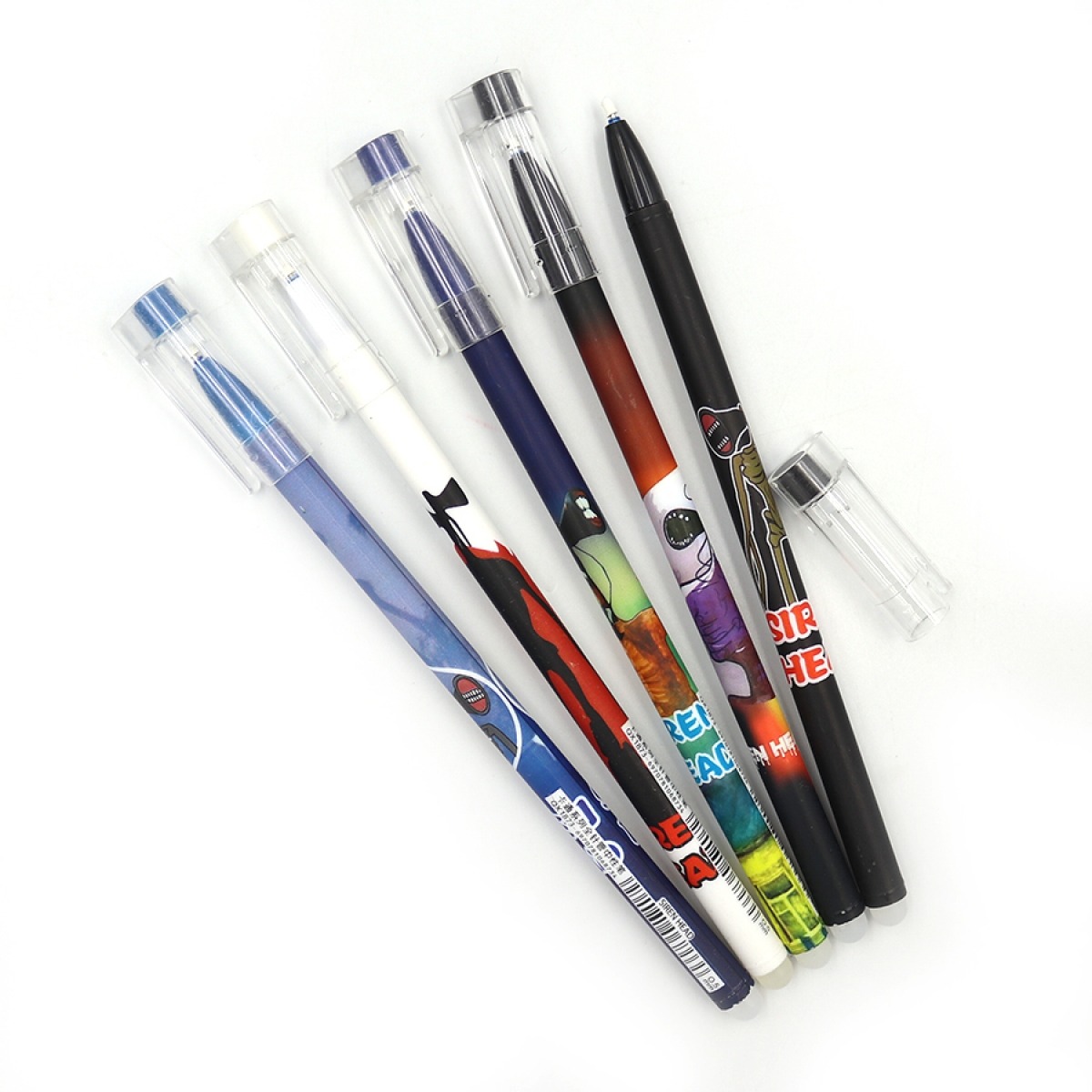"Write-erase" pen "JO" /QX-1873/ children's "Siren Head", blue, mix (12/144)