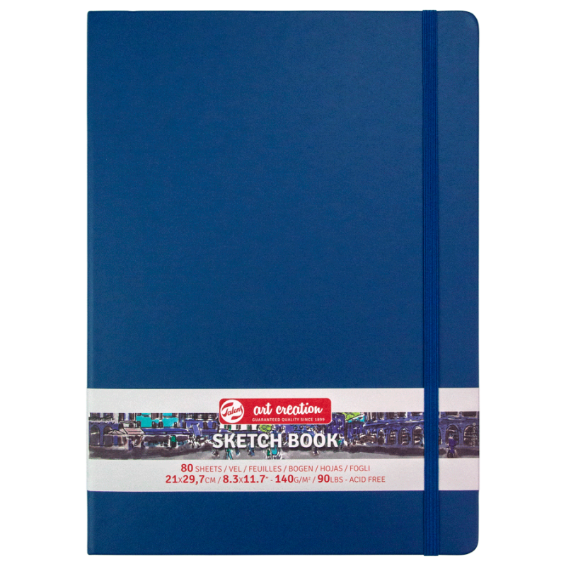 Sketchbook "Royal Talens Art Creation" A4/80 sheets. /050/ 140g/m2., Navy Blue (1/10)