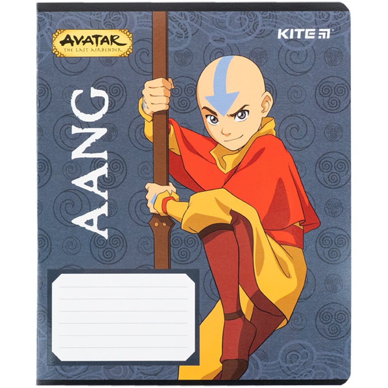 Student's notebook "Kite" 18 sheets # /AV24-236/ Hebrew varnish + UV varnish, Avatar: The Last Airbender (20/400)