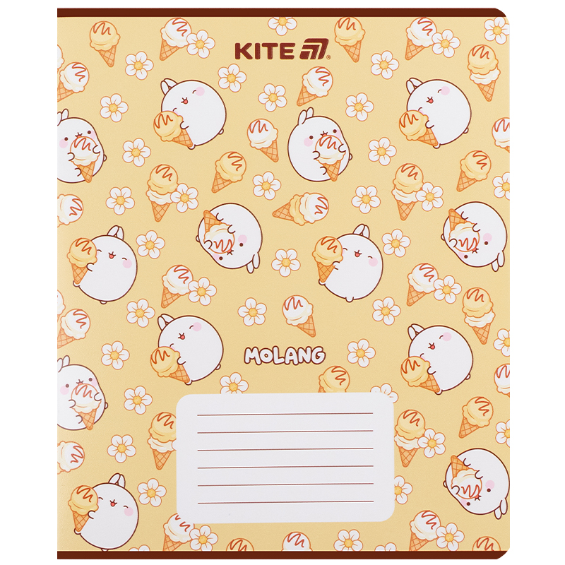 Student's notebook "Kite" 18 sheets == /ML25-237/ Hebrew. varnish + UV varnish, Molang (20/400)