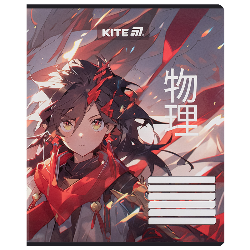 Student's notebook "Kite" 18 sheets == /K25-237-1/ soft-touch + UV varnish, Kite Anime (20/400)