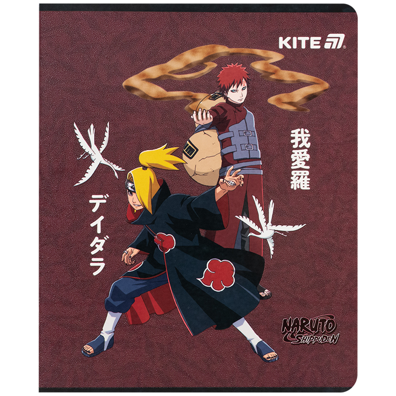 Зошит уч. "Kite" 24арк.# /NR25-238/ гібр. лак + УФ лак, Naruto Shippuden (20/320)
